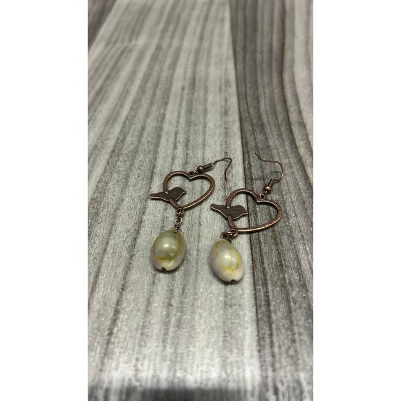 Heart with bird seashells - Picture 3 of 3